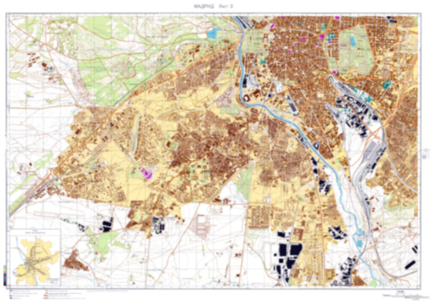 Madrid 3 (Spain) - Soviet Military City Plans