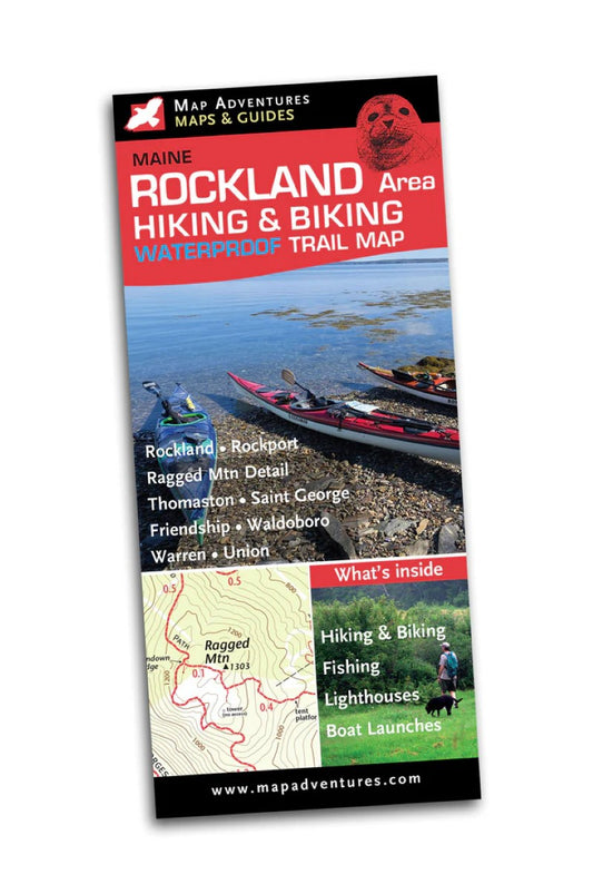 Rockland Area Hiking & Biking Waterproof Trail Map