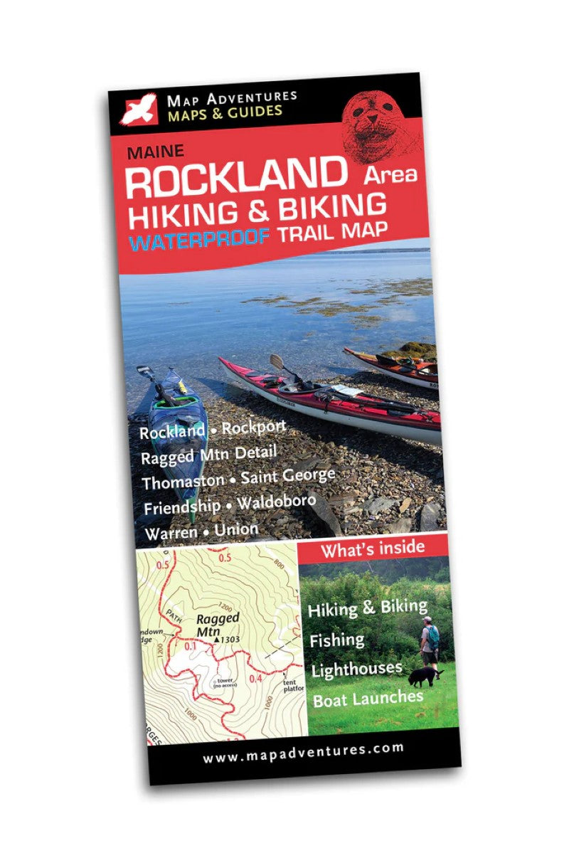 Rockland Area Hiking & Biking Waterproof Trail Map