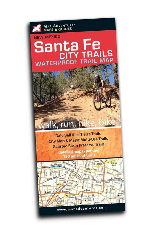 Santa Fe City Trails New Mexico Maps