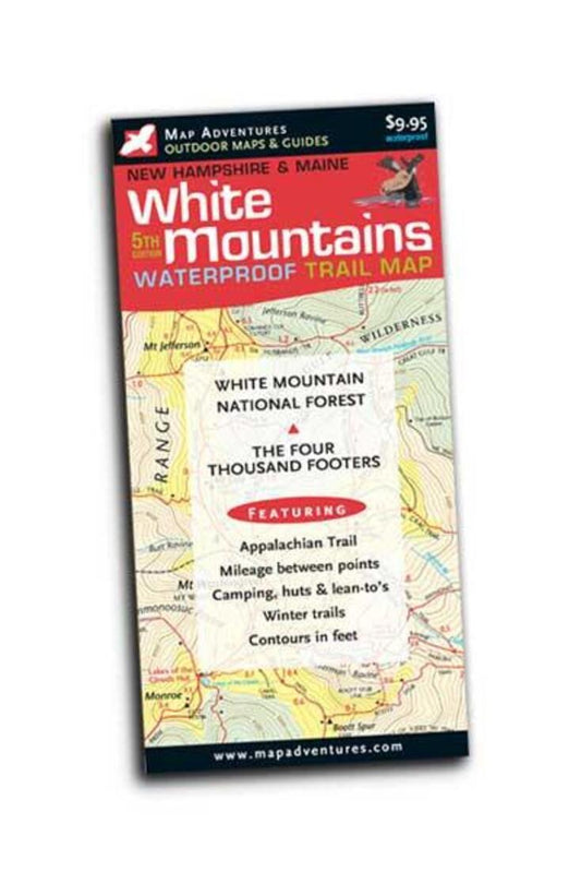 White Mountains Hiking Trail Map