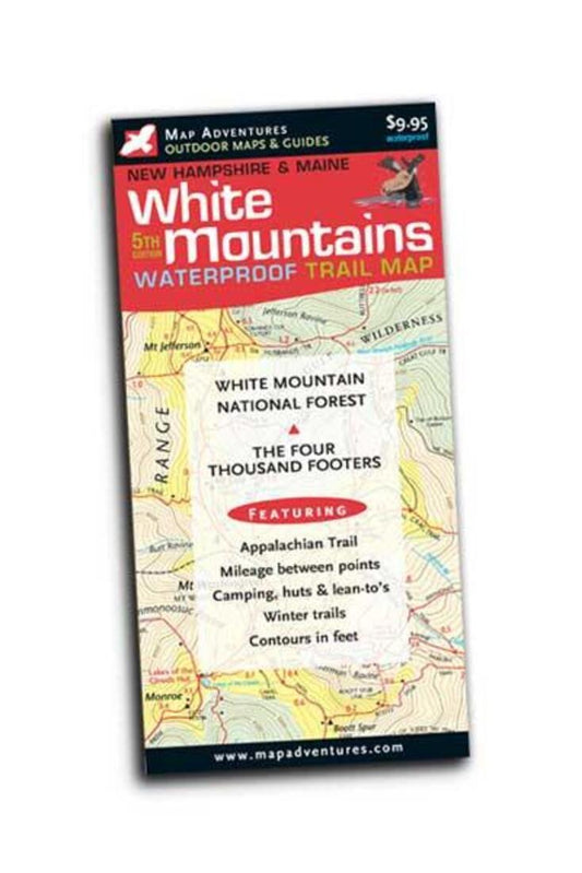 White Mountains Hiking Trail Map
