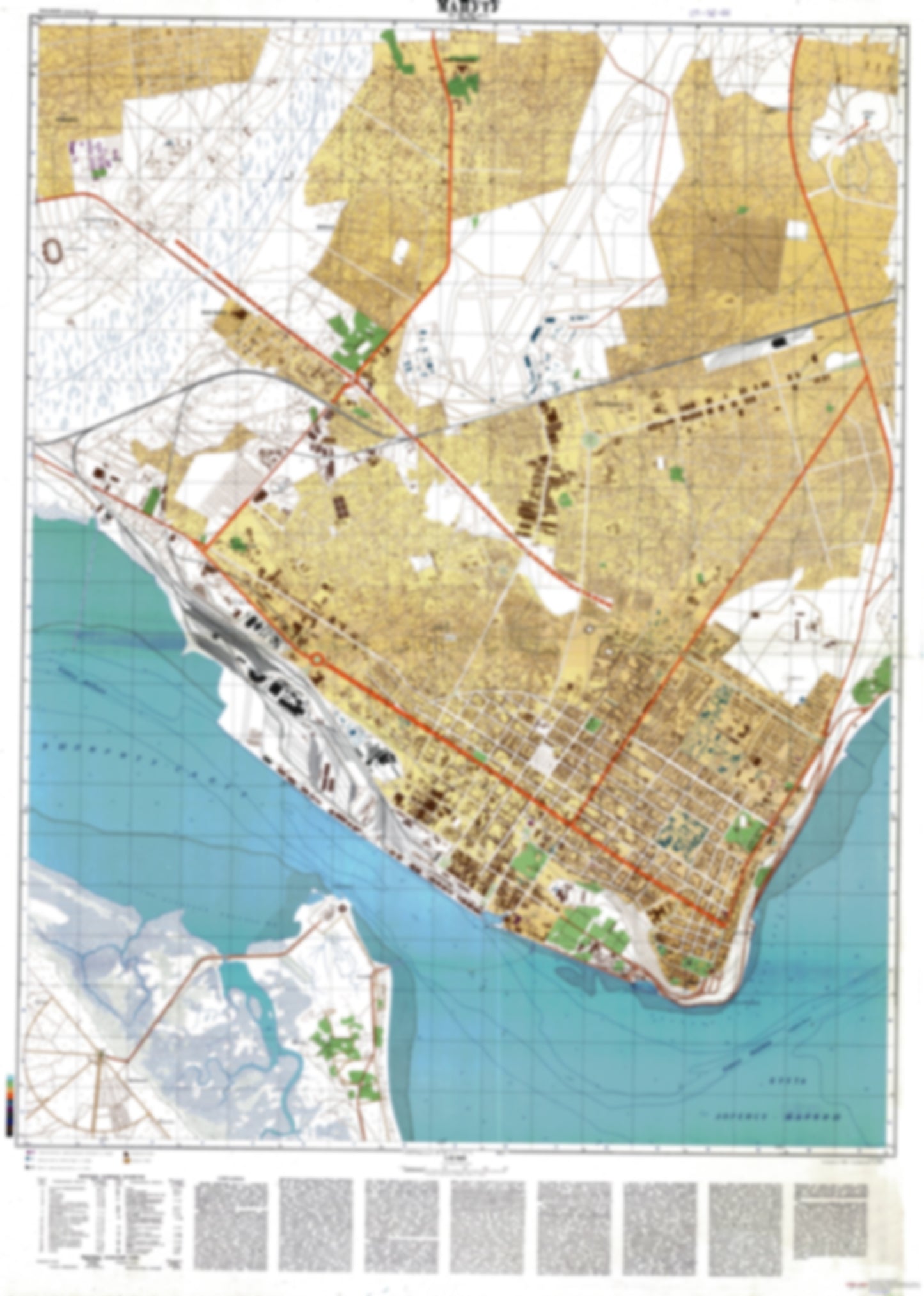 Maputu (Mozambique) - Soviet Military City Plans