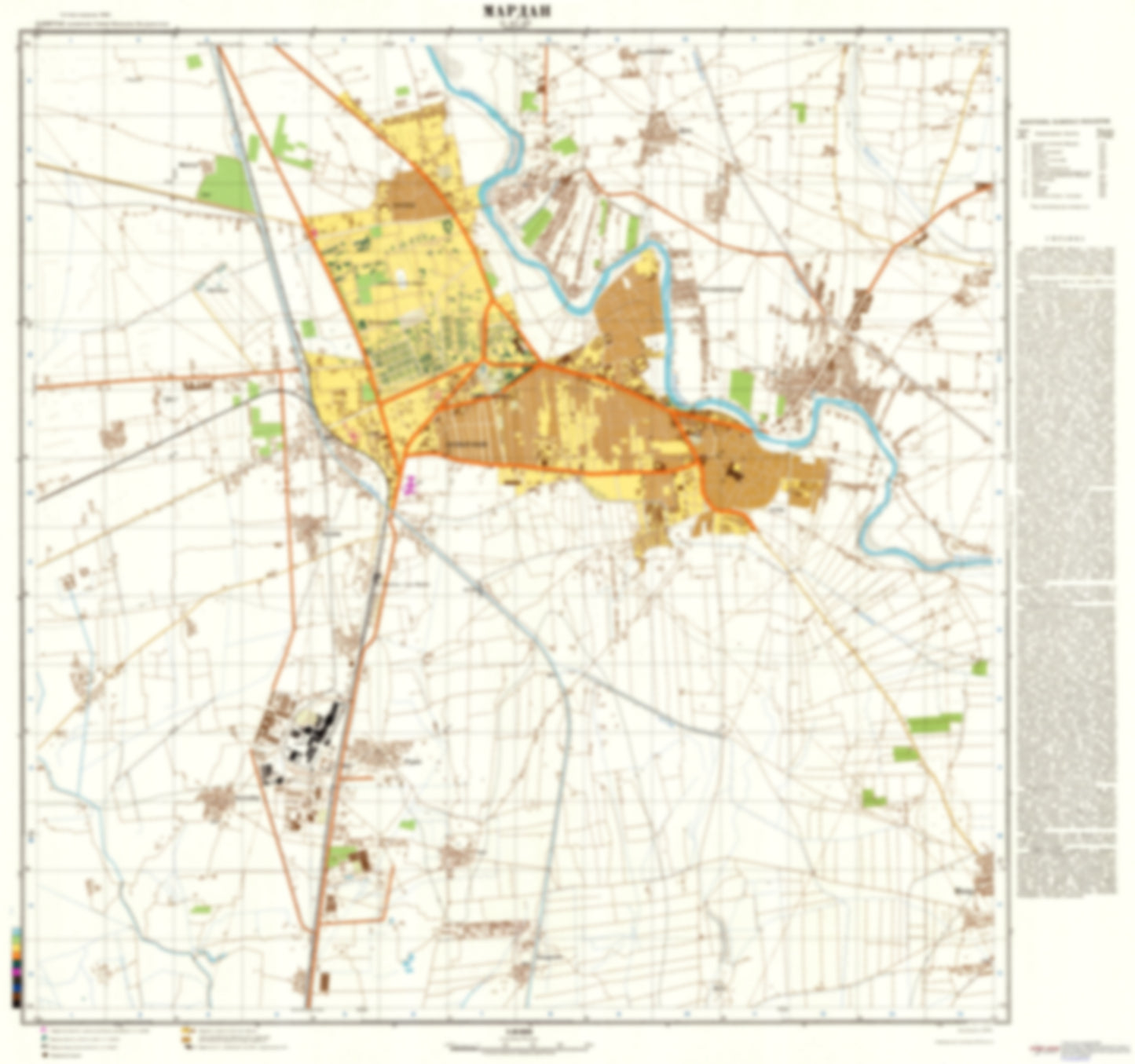 Mardan (Pakistan) - Soviet Military City Plans