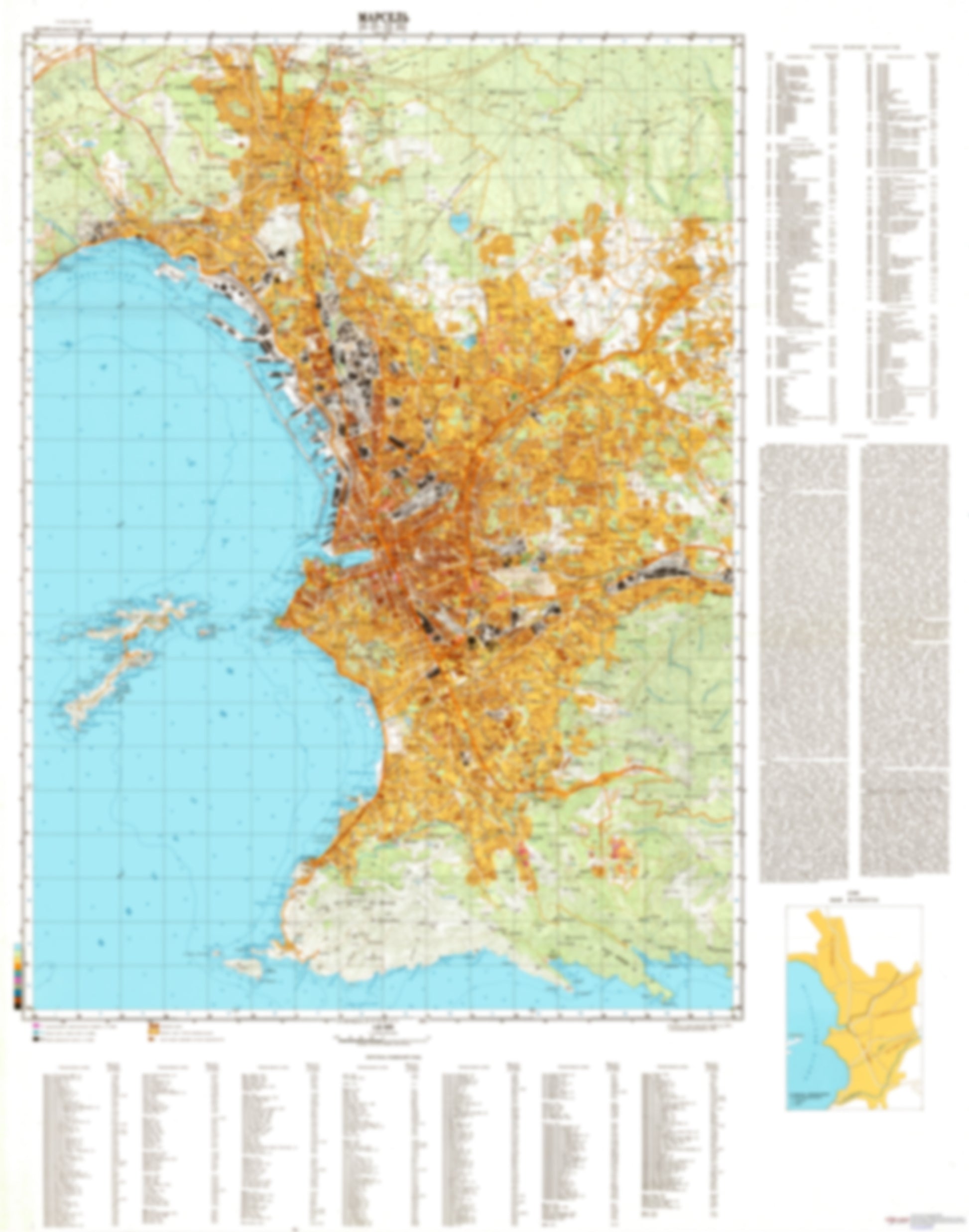 Marseilles (France) - Soviet Military City Plans