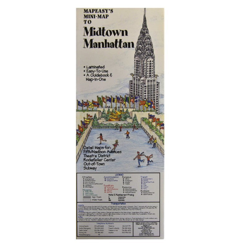 Manhattan Midtown Mini Guidemap