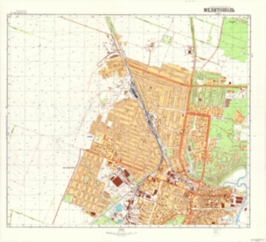 Melitopol 1 (Ukraine) - Soviet Military City Plans