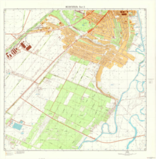 Melitopol 3 (Ukraine) - Soviet Military City Plans