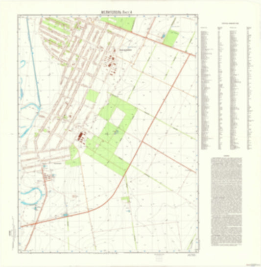 Melitopol 4 (Ukraine) - Soviet Military City Plans