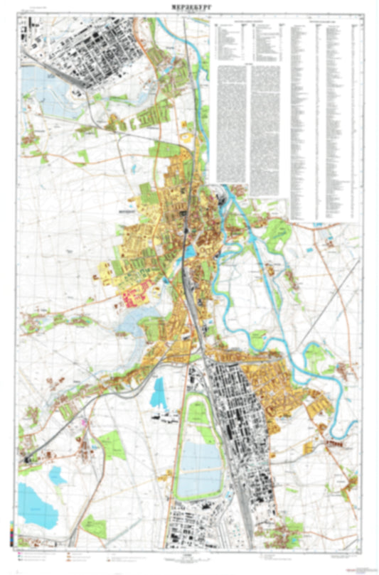 Merseburg (Germany) - Soviet Military City Plans