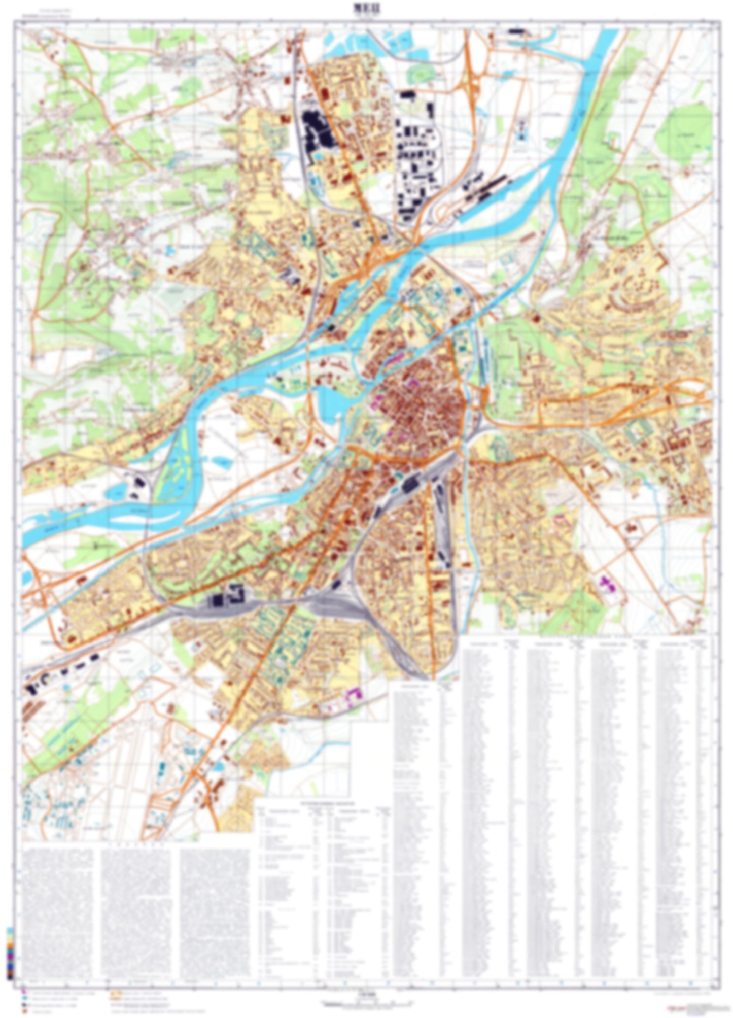 Metz (France) - Soviet Military City Plans