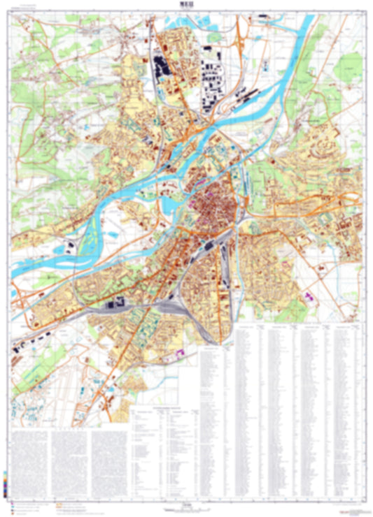 Metz (France) - Soviet Military City Plans