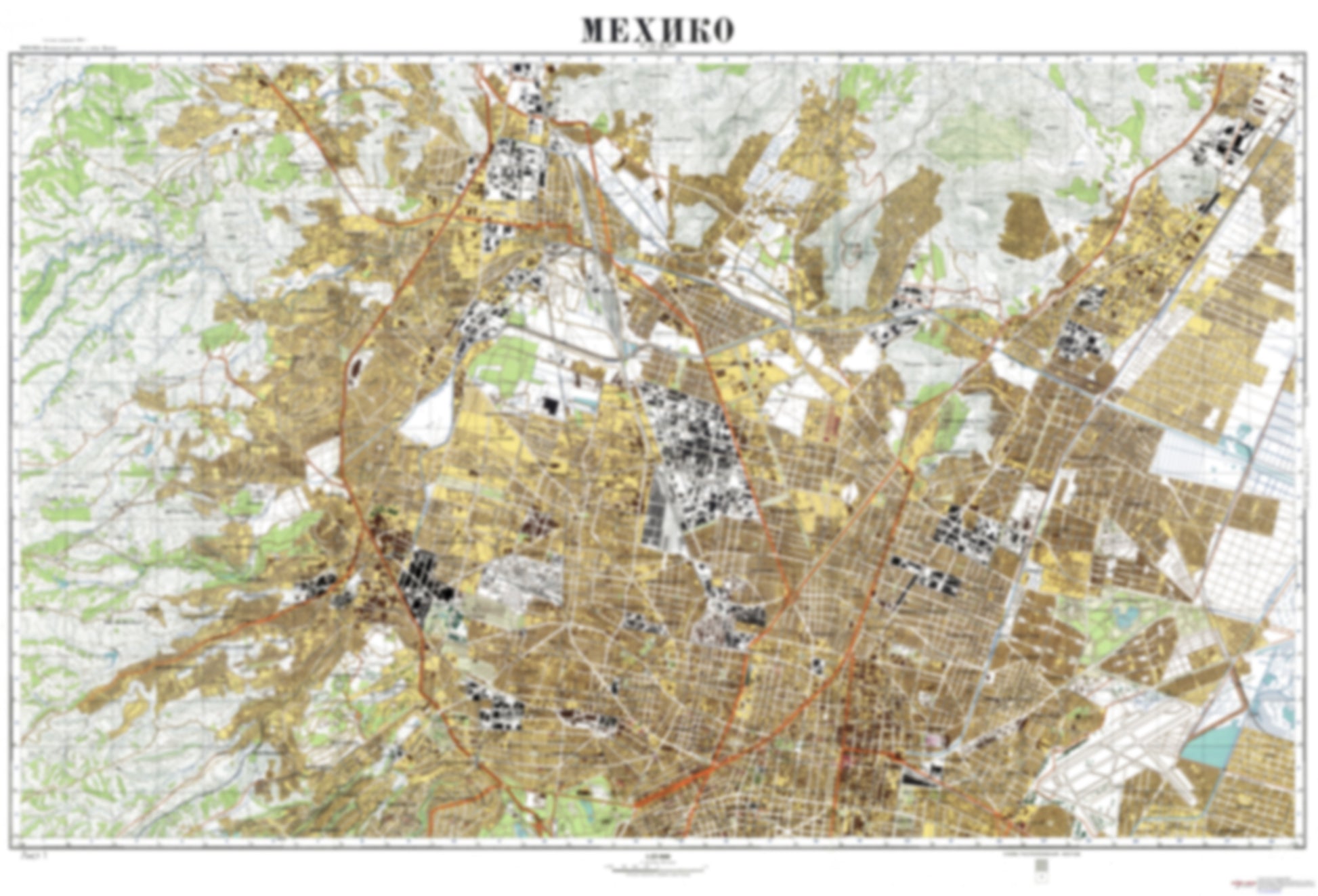 Mexico City 1 (Mexico) - Soviet Military City Plans