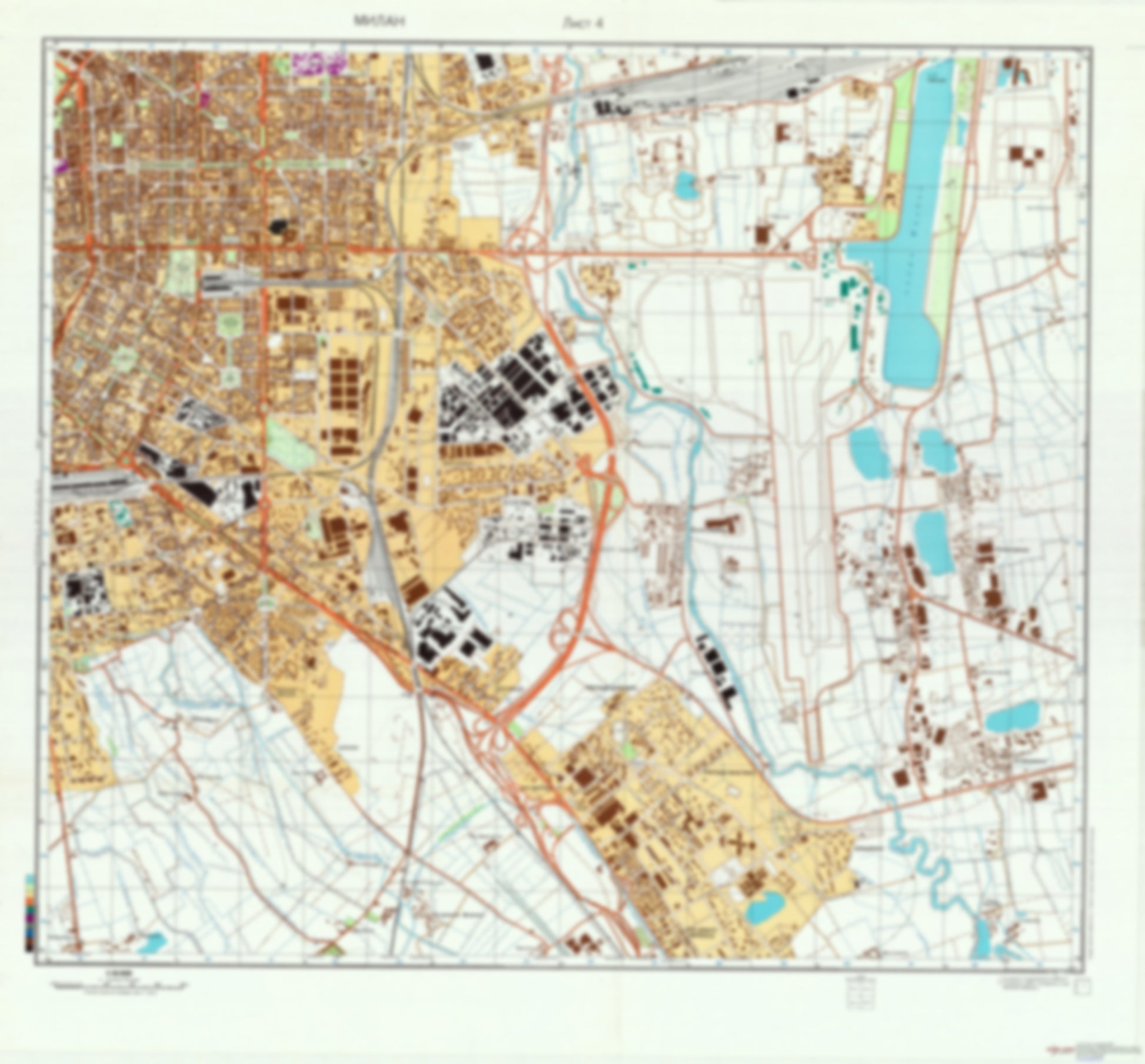 Milano 4 (Italy) - Soviet Military City Plans