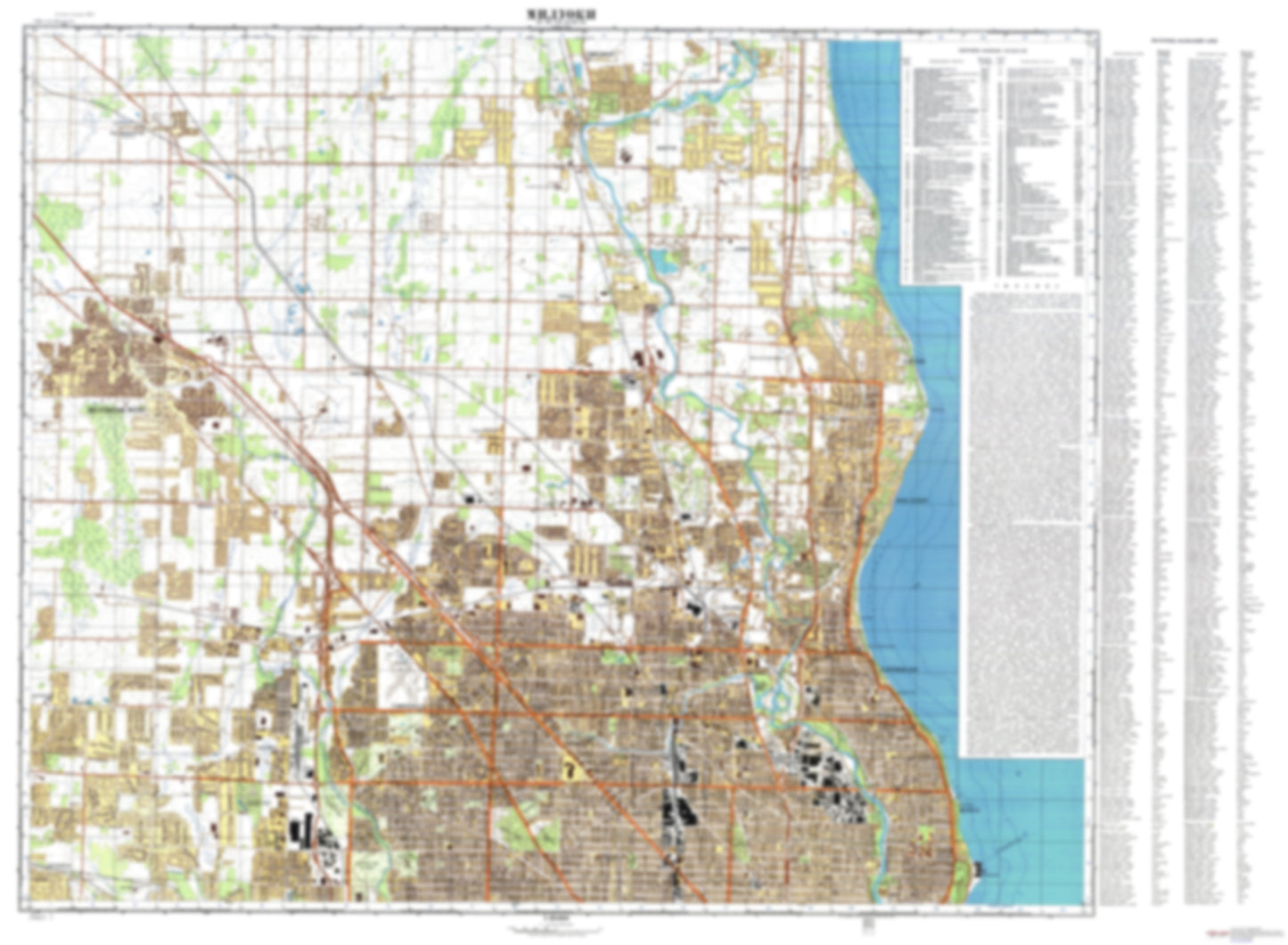 Milwaukee, WI 1 (USA) - Soviet Military City Plans