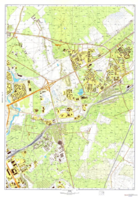 Minsk 3 (Belarus) - Soviet Military City Plans