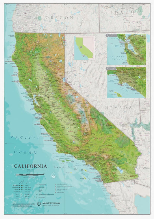 California Leisure Map