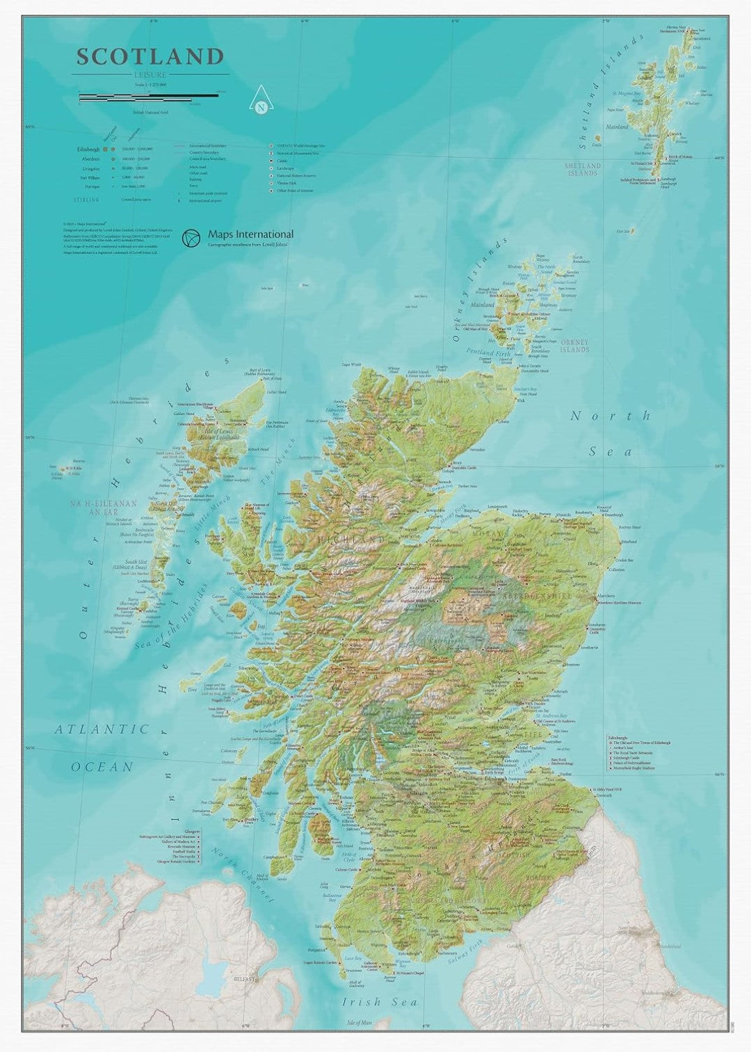 Scotland Leisure Map