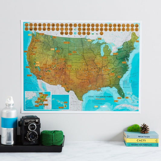 Scratch-off USA National Parks