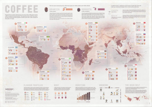 Coffee World Map