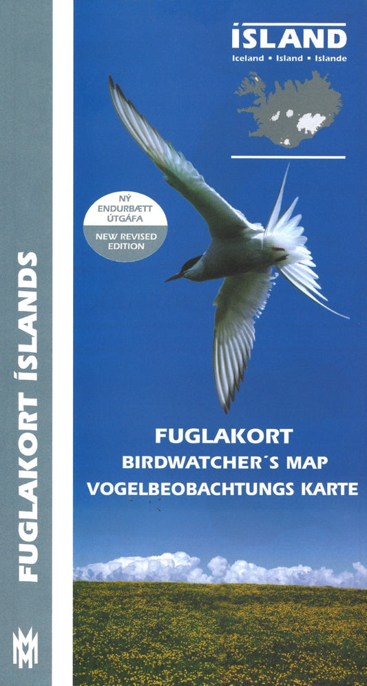 Iceland Birdwatcher's Map