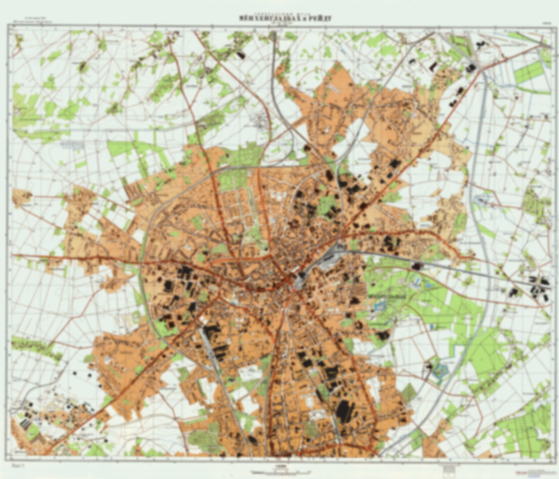 Monchengladbach 1 (Germany) - Soviet Military City Plans