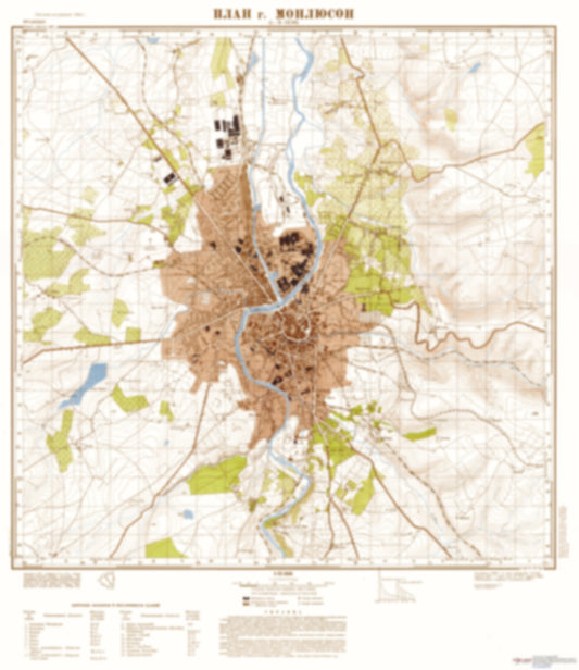 Montlucon (France) - Soviet Military City Plans