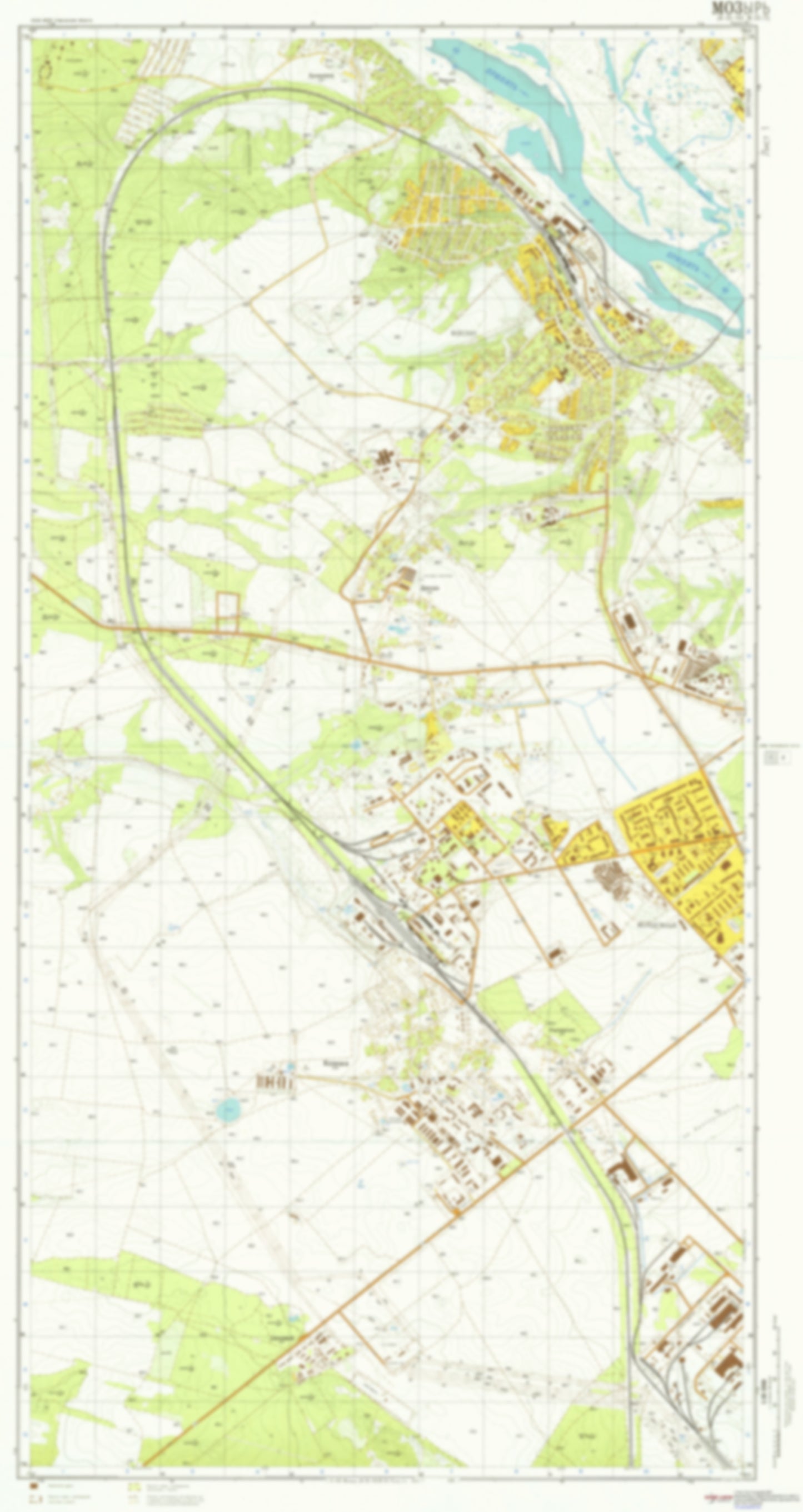 Mozyr 1 (Belarus) - Soviet Military City Plans