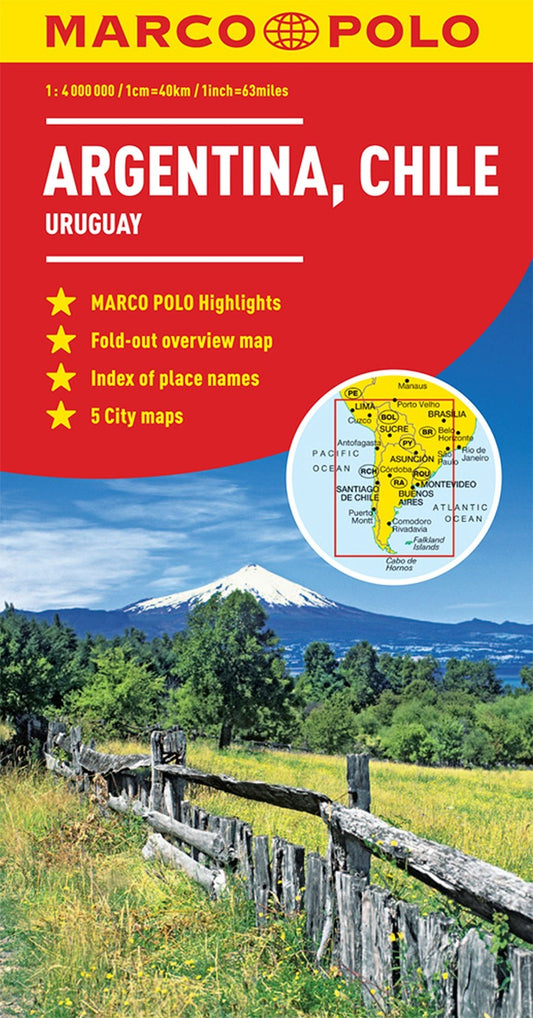 Argentina & Chile Road Map