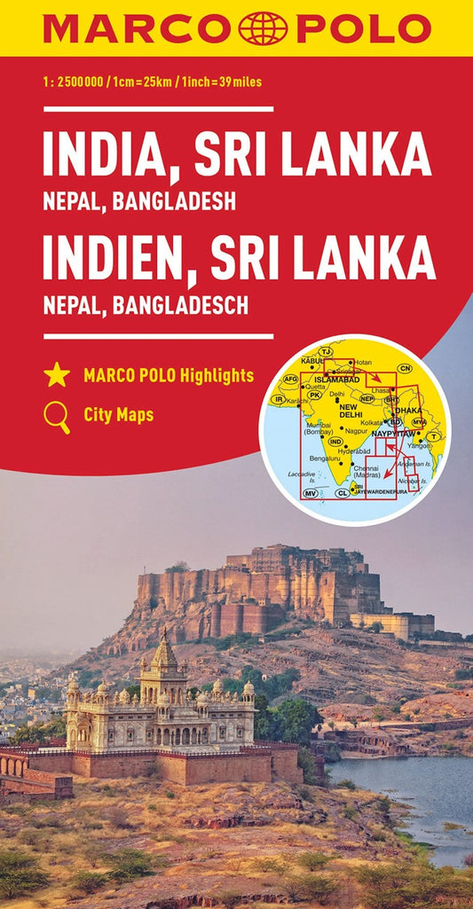 India : Nepal, Bhutan, Bangladesh, Sri Lanka