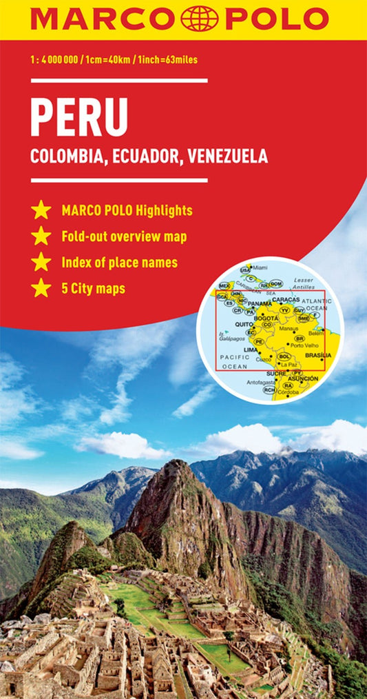 Peru & Colombia Road Map