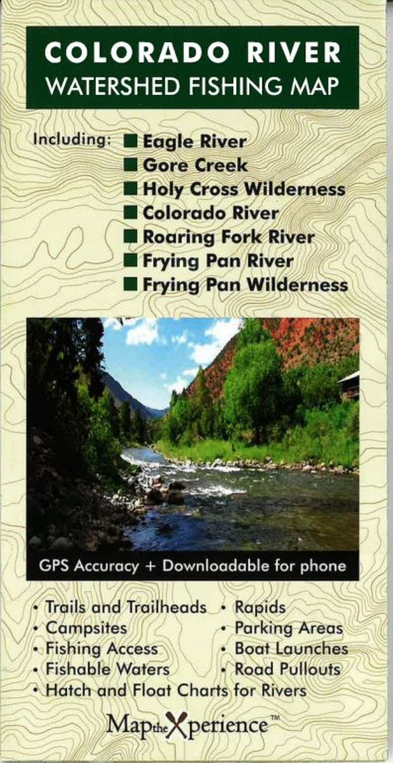 Colorado River Watershed Fishing Map