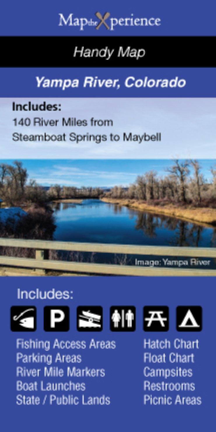 Yampa River, Colorado Fishing Map