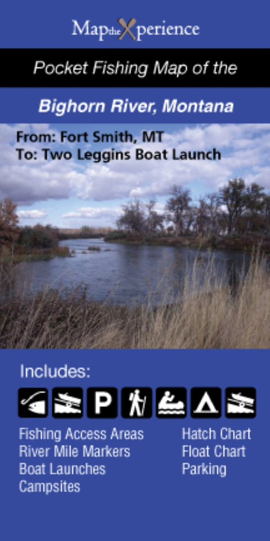 Bighorn River, Montana Fishing Map