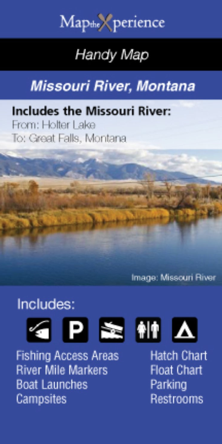 Missouri River, Montana Fishing Map