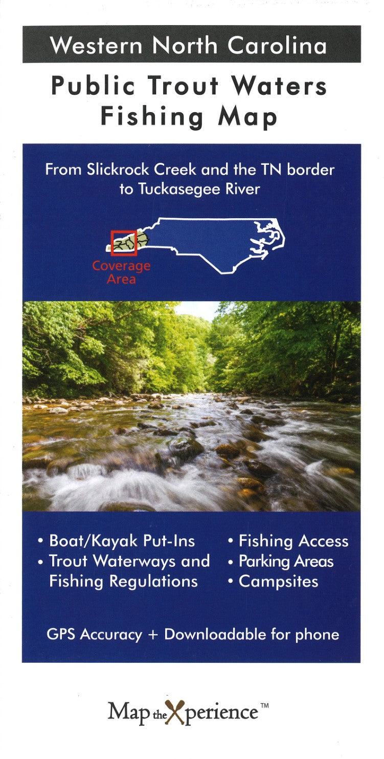 Western North Carolina Fishing Map