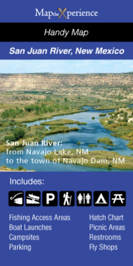 San Juan River, New Mexico Fishing Map