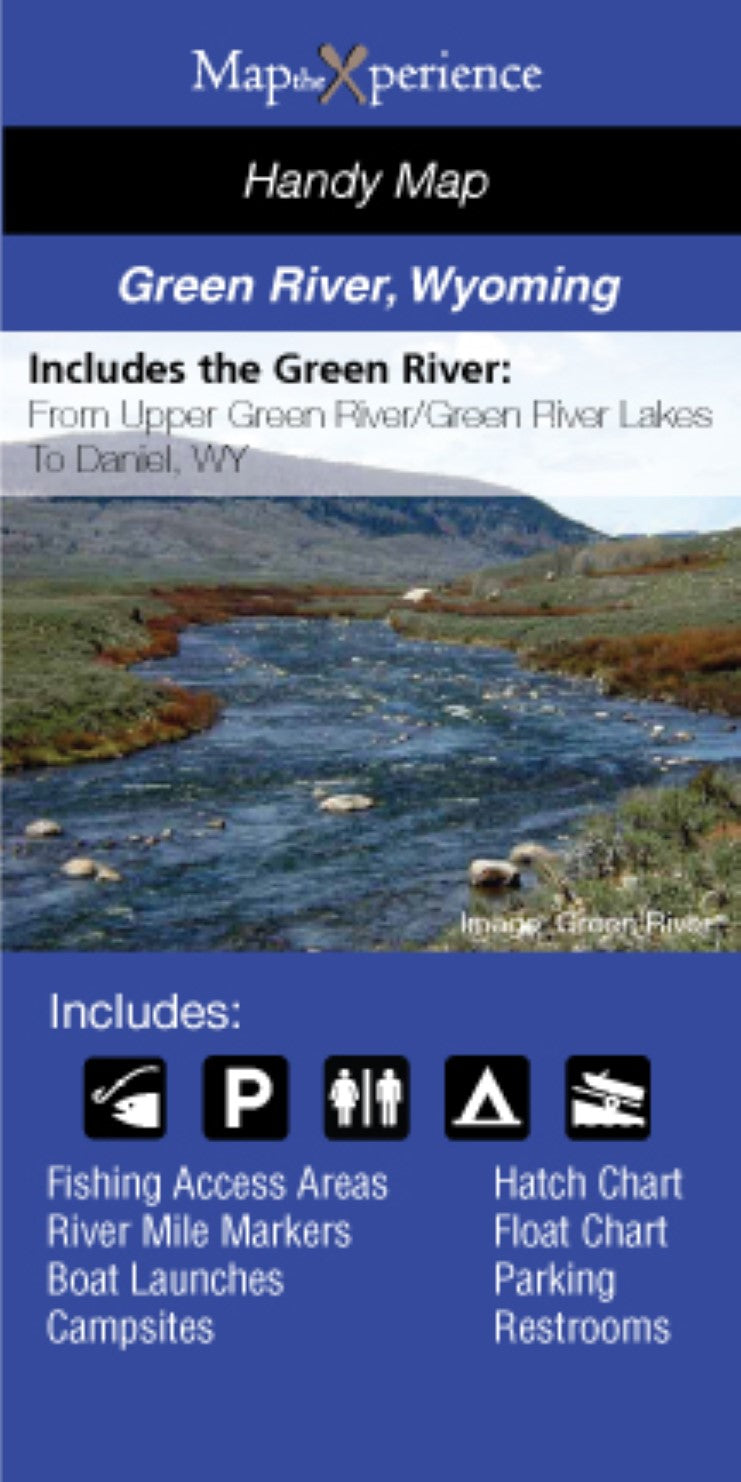 Green River, Wyoming Fishing Map