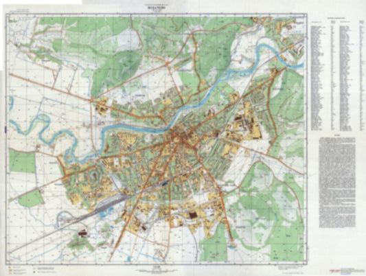 Mukachevo (Ukraine) - Soviet Military City Plans