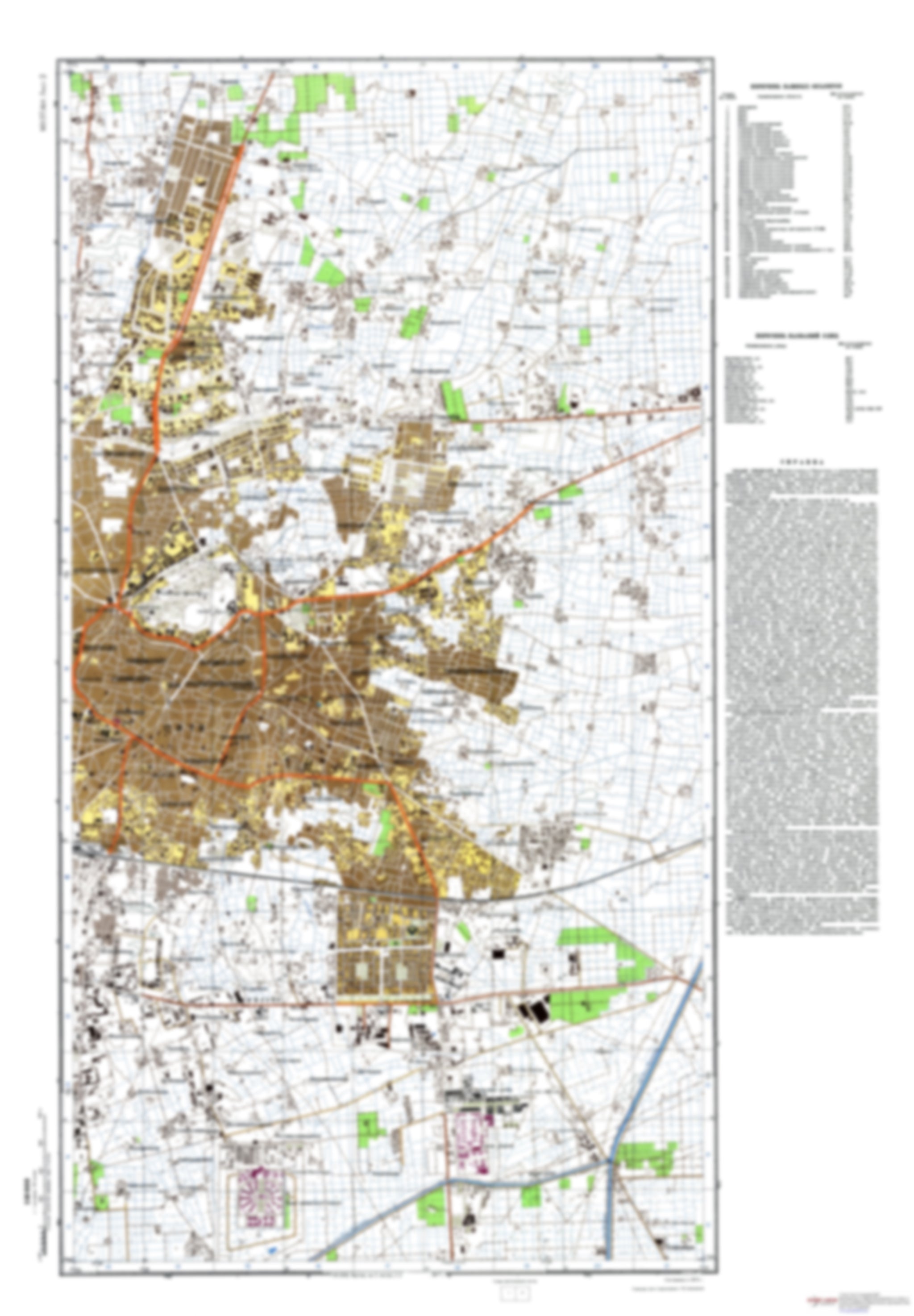 Multan 2 (Pakistan) - Soviet Military City Plans – Longitude Maps