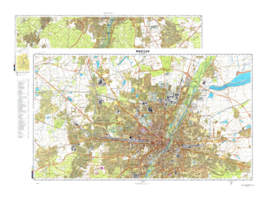 Munich (Germany) 2-Sheet Set - Soviet Military City Plans