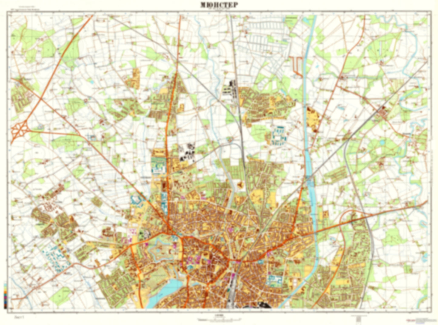 Munster 1 (Germany) - Soviet Military City Plans