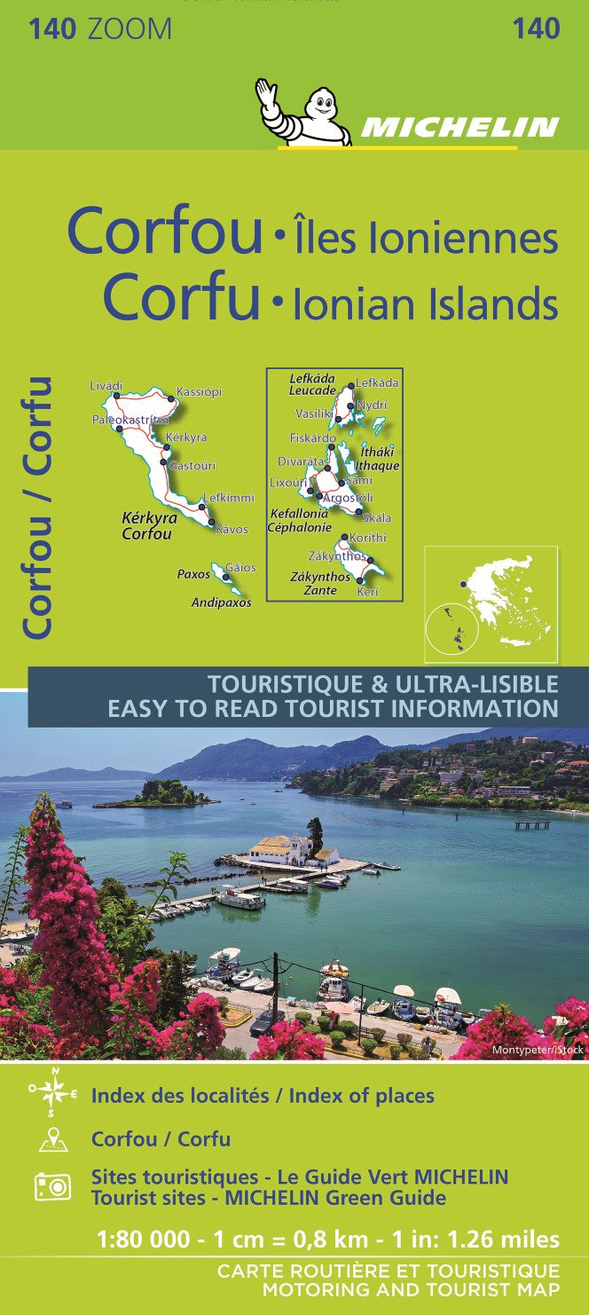 Corfu & the Ionian Islands - Zoom Map