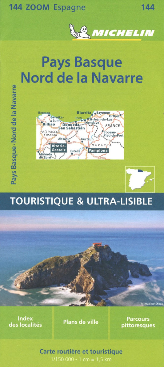 Zoom Map 144 Pays Basque - Pyrenees Ouest (French Edition)