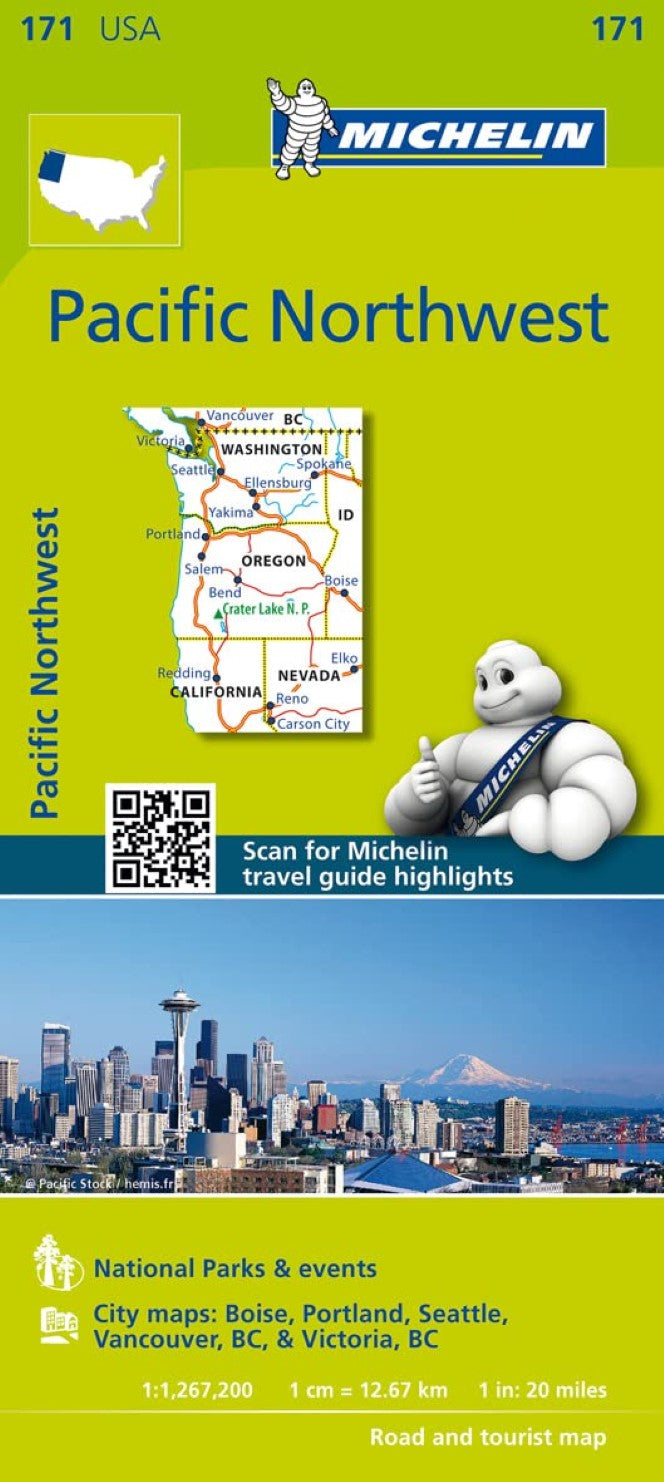 Pacific Northwest Road Map