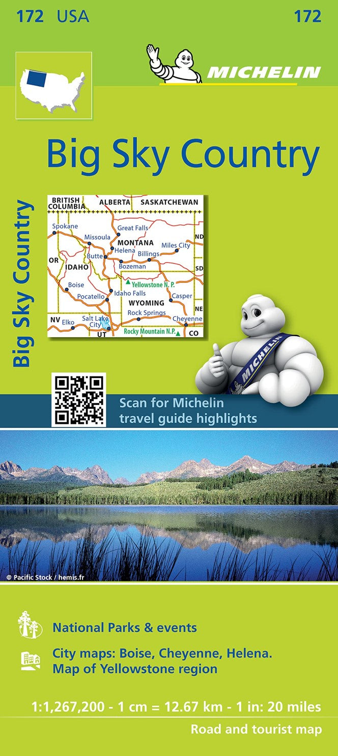 Big Sky Country, Yellowstone, City Maps of Boise, Cheyenne, Helena