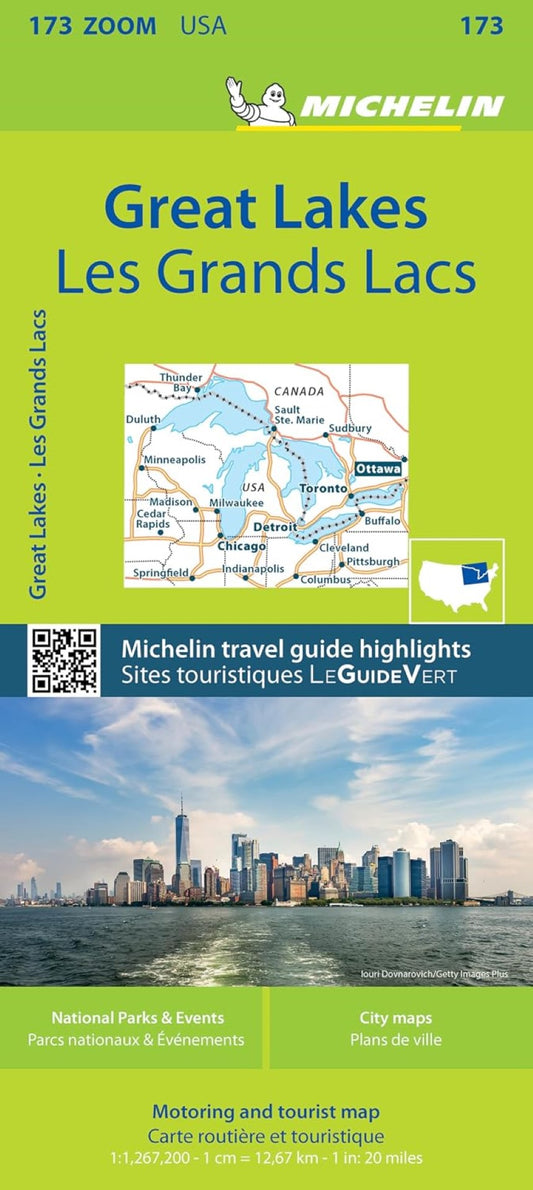 Great Lakes Road and Tourist Map
