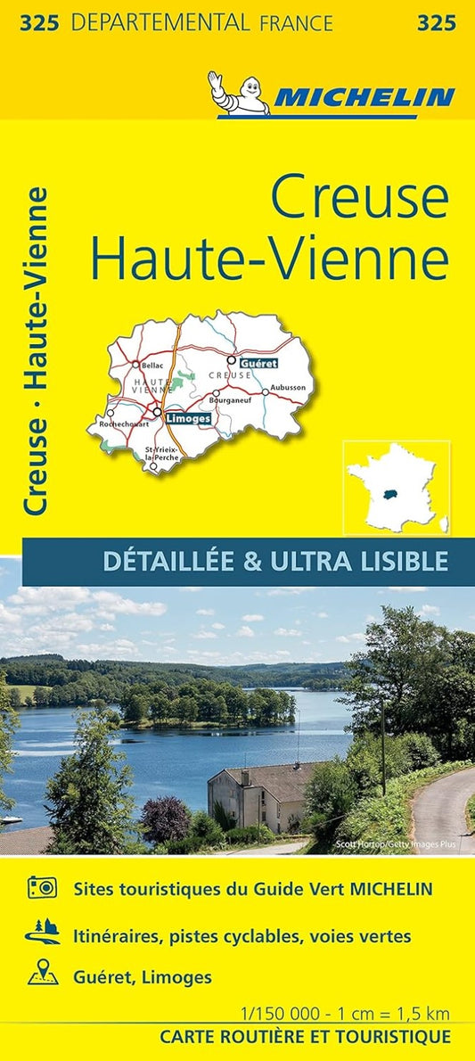 Creuse, Haute-Vienne : road and tourist map = Creuse, Haute-Vienne : carte routière et touristique