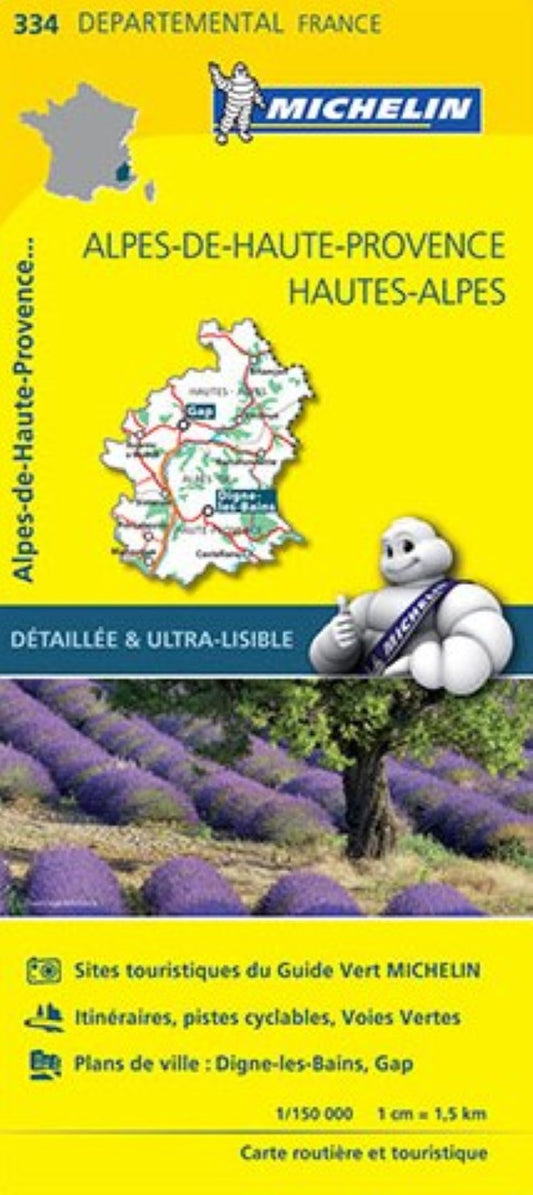 Alpes-de-Haute-Provence, Hautes-Alpes : road and tourist map = Alpes-de-Haute-Provence, Hautes-Alpes : carte routière et touristique