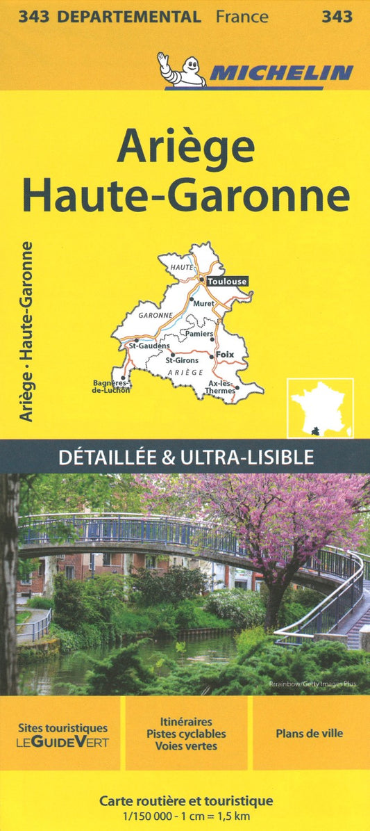 Ariege, Haute-Garonne Regional Map